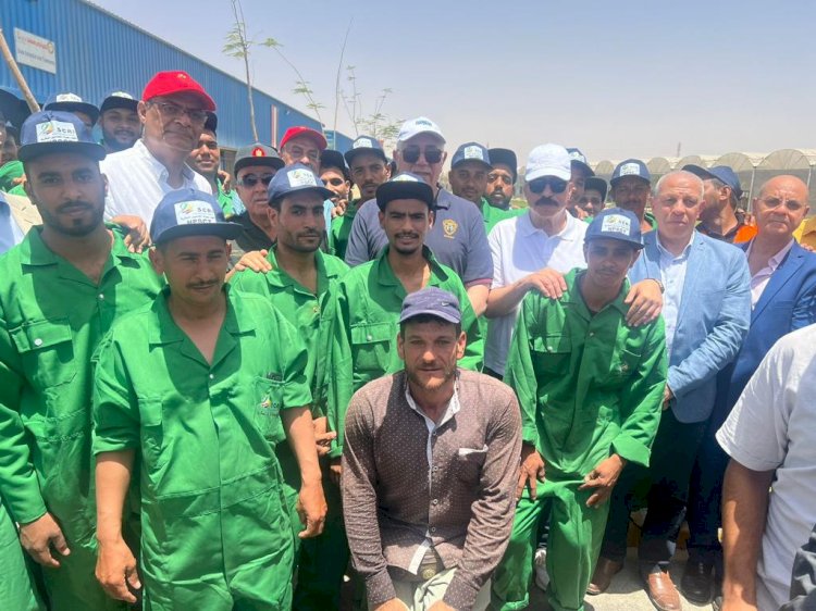 أول محطة لإنتاج شتلات قصب السكر  بتكلفة 300 مليون جنية في إطار المبادرة الرئاسية حياة كريمة