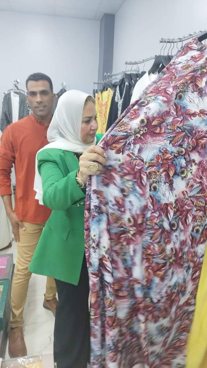 افتتاح معرض حزب مستقبل وطن للملابس الجاهزة بتخفيضات ٦٠%  في نجع حمادي