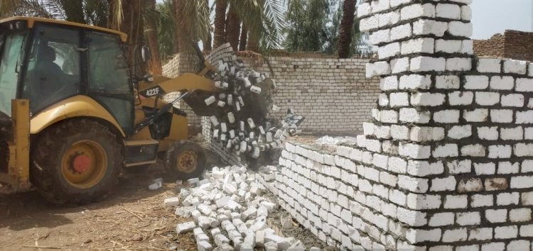 الفقي " : إزالة 381 حالة تعدي على أملاك الدولة والأراضي الزراعية