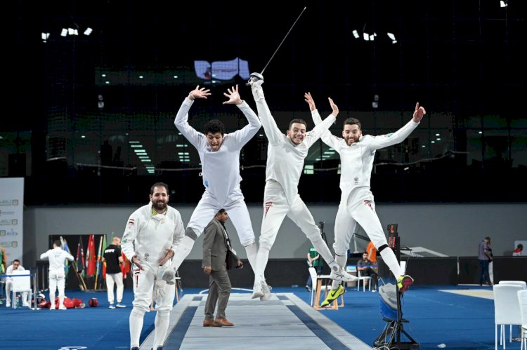 3 ميداليات ذهبية لمصر في بطولة إفريقيا للسلاح