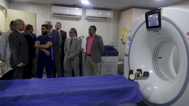 رئيس جامعة المنيا يتفقد مستشفى القلب والصدر الجامعي بالمنيا الجديدة