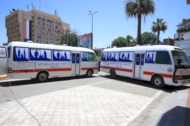 محافظ سوهاج يدشن إطلاق الحملة القومية " 100 يوم صحة " ويتفقد فرق العمل المشاركة