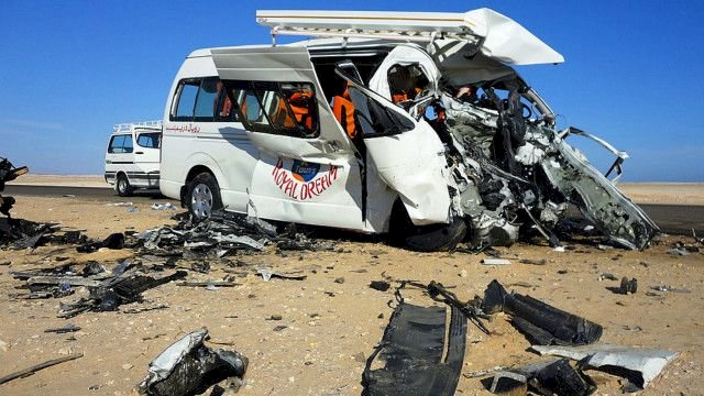 إصابة ٥ أشخاص بينهم طفلان في حادثي تصادم منفصلين بالمنيا