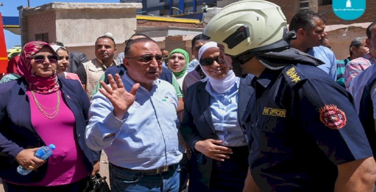 محافظ الإسكندرية يتابع ميدانيًا أزمة العقار المنهار