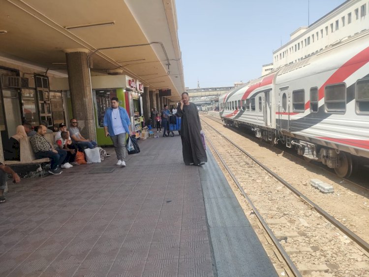 انتظام حركة القطارات على الوجهين البحري والقبلي بالتزامن مع أول أيام عيد الأضحى المبارك