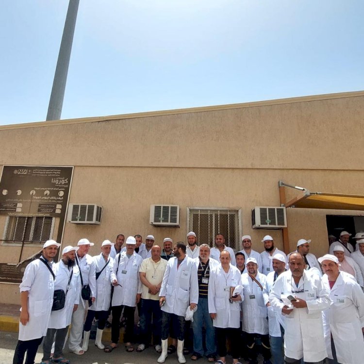 د.ايهاب صابر البعثة المصرية تشرف علي هدي واضاحي  ١٤٤٤ه من الحجاج