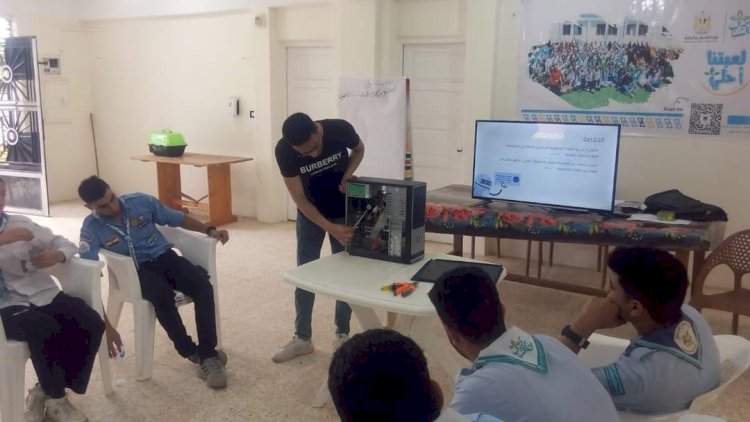 الشباب والرياضة تنظم دورة تدريبية حول كيفية التخلص الآمن من المخلفات الإلكترونية للحفاظ على البيئة بمحافظة كفر الشيخ
