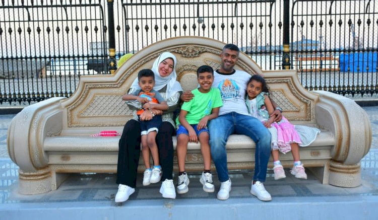 بالصور:ساحة مصر و الممشى السياحي يستقبلان بالمواطنين من أبناء بورسعيد وزوارها.