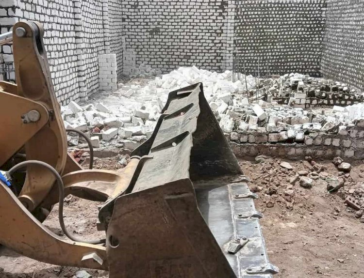 إزالة ٤٢ حالة تعد فى ٤ مراكز بالمنيا ايام العيد