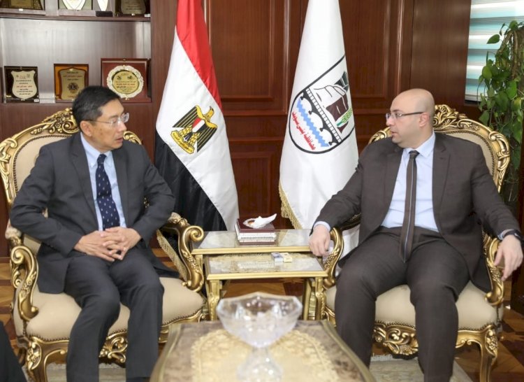 محافظ بني سويف يستقبل سفير سنغافورة في مستهل زيارته لبني سويف