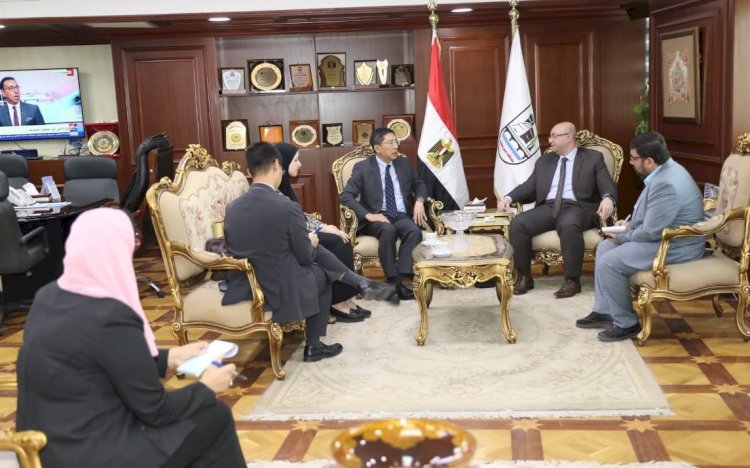 محافظ بني سويف يستقبل سفير سنغافورة في مستهل زيارته لبني سويف