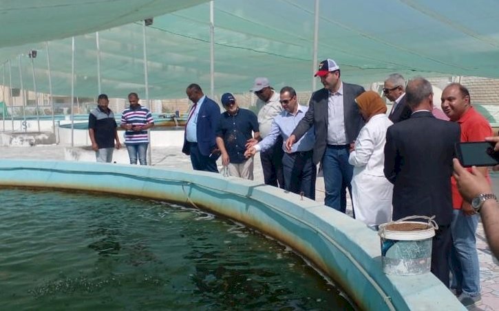 القصير والحاج حسن في زيارة ميدانية للمشروعات الكبري