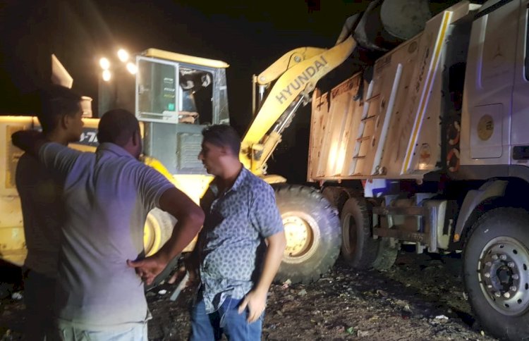 رفع ٥٠ طن مخلفات بطموه بمركز بأبو النمرس بالجيزة