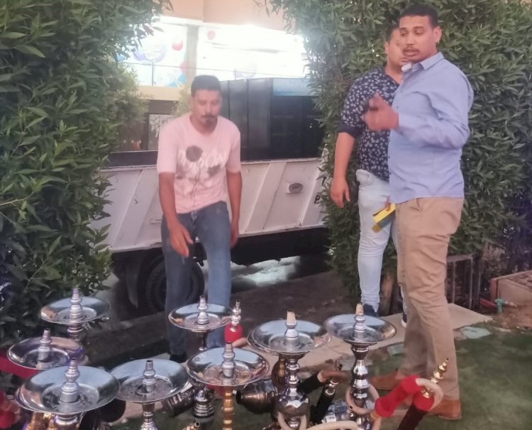 إزالة حمام سباحه مقام بالمخالفه داخل عقار بحدائق الاهرام