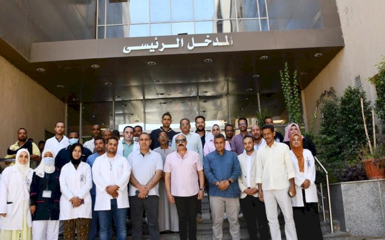 محافظ أسوان يتفقد التشغيل التجريبى لمستشفى حورس العام بإدفو