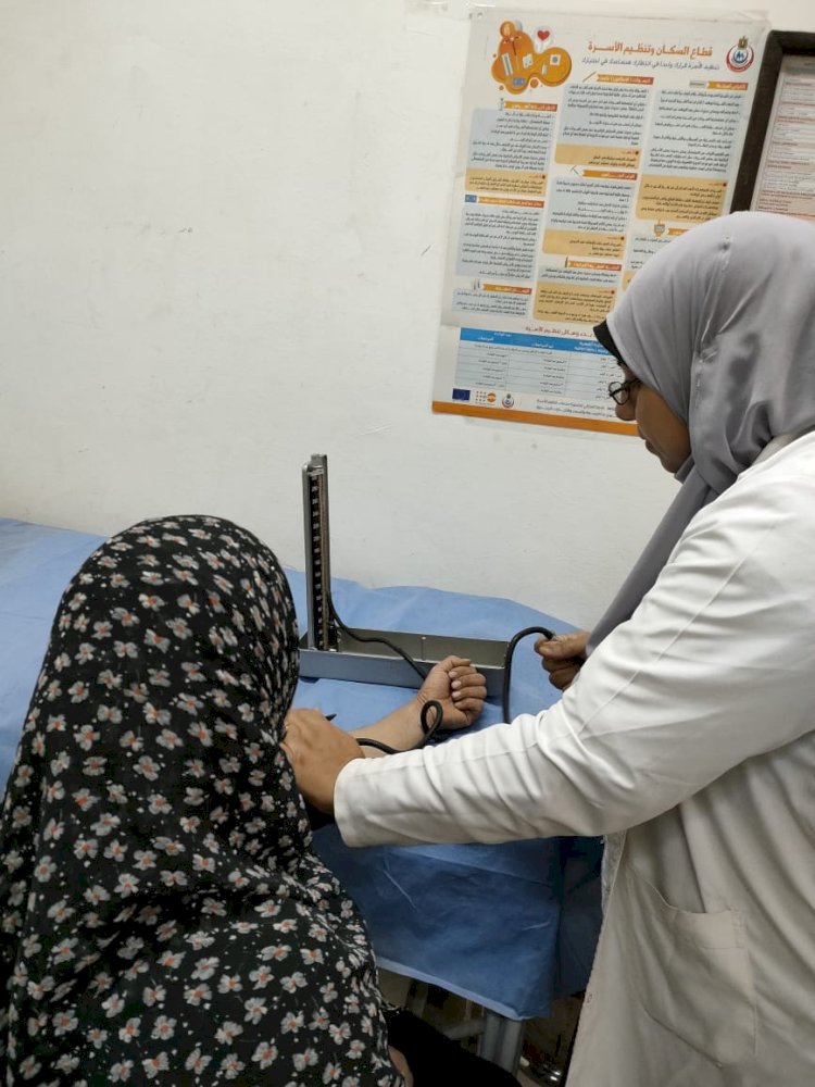 توقيع الكشف الطبي على 1699 حالة خلال قافلة علاجية بمغاغة بالمنيا