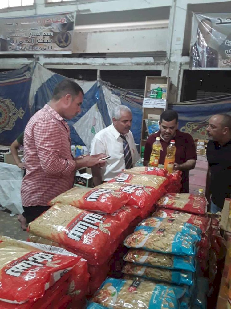 ضبط سلع مدعمة قبل البيع بالسوق السوداء.. وتحرير٦٤ مخالفة تموينية فى ٤ مراكز بالمنيا