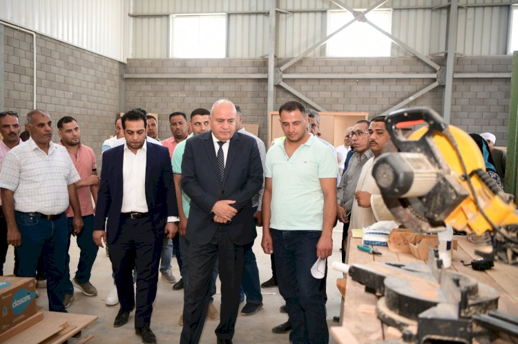 الداودي يتفقد مجمع الصناعات الصغيرة والمتوسطة بنجع حمادى