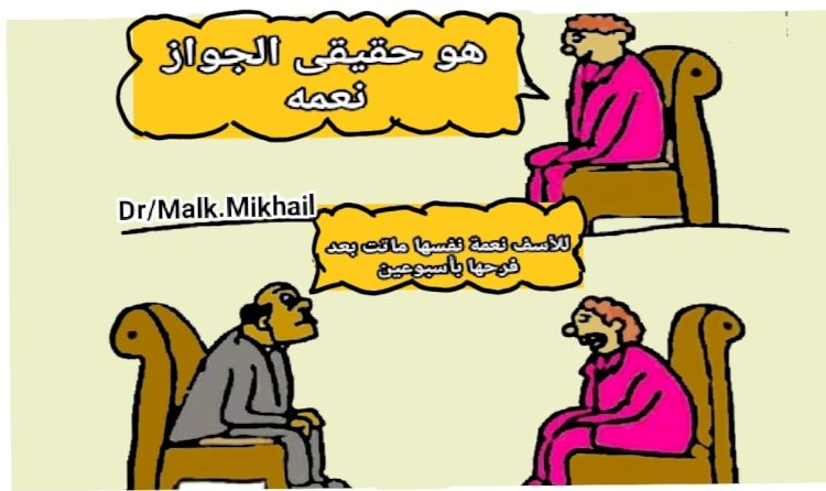 كاريكاتير اليوم بريشة دكتورة ملك ميخائيل