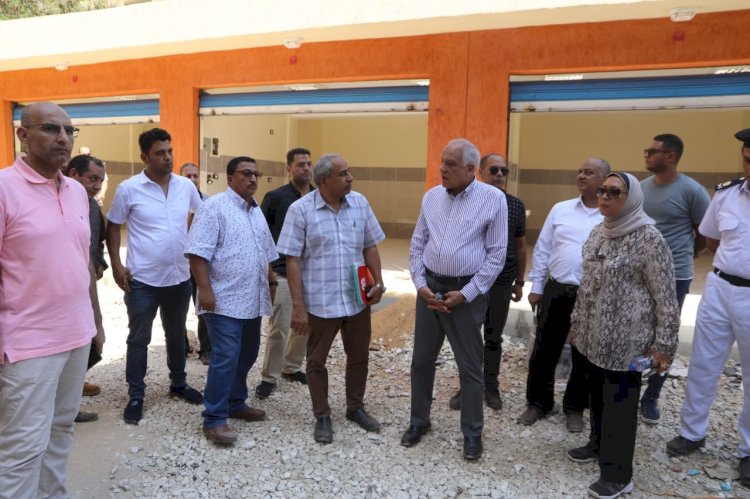 راشد يتابع انشاء ٥ أسواق حضارية  ببولاق والطالبية والهرم