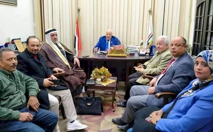 المستشار روفائيل بولس يستقبل الشيخ نزيه أبو الكاشف