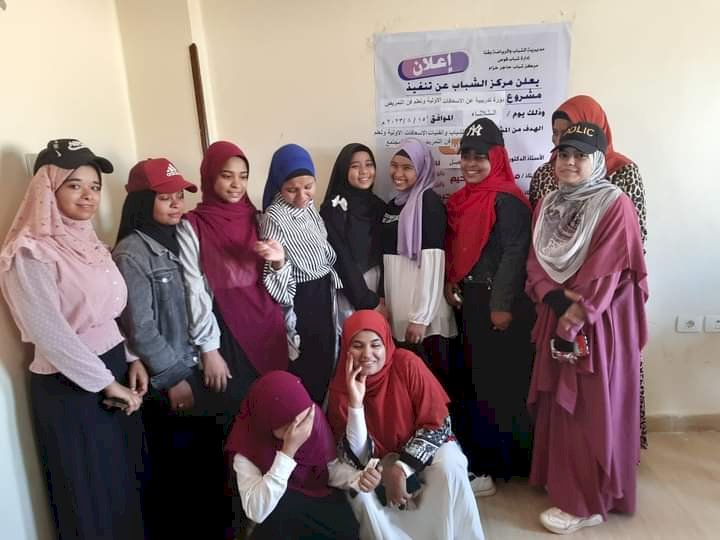 دورة تدريبية  في الاسعافات الاولية بمركز شباب حاجز خزام بقنا