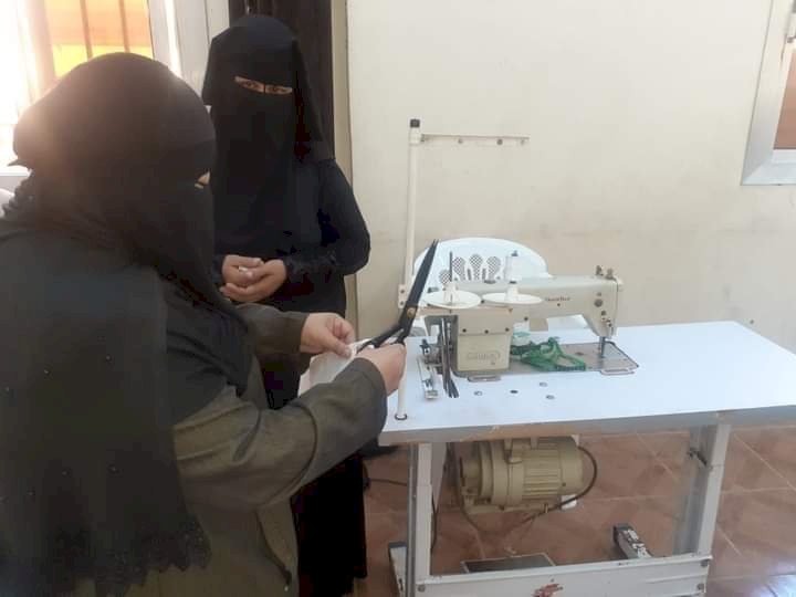 نادي الفتاة بشباب النجمة والحمران ينظمان ورشة تدريب علي الخياطة