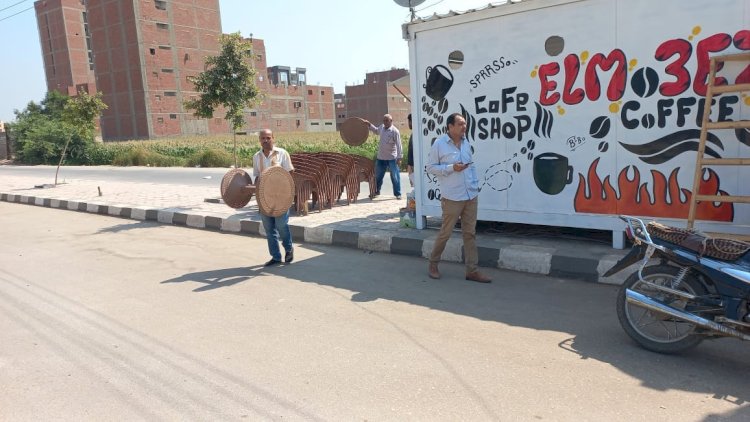 تحرير 195 محضر إشغال فى مركزين بالمنيا