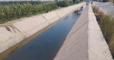 انجاز كبير في تبطين الترع ضمن مبادرة حياة كريمة بالمنيا