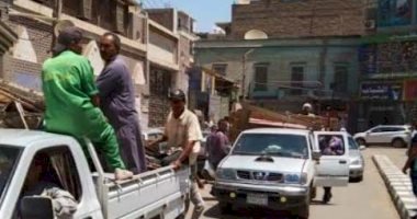 تحرير٢٣٩ محضر اشغالات في المنيا