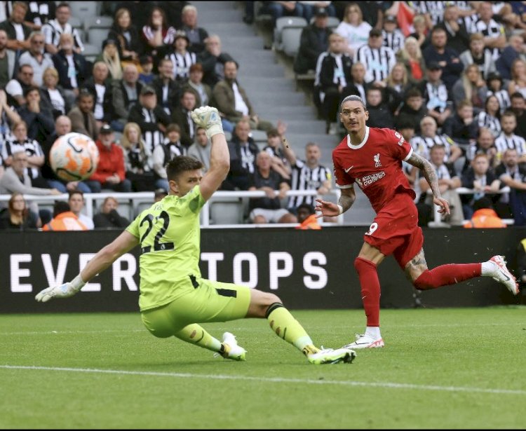 ليفربول يتخطى عقبة نيوكاسيل بصعوبة ويفوز بهدفي نونيز