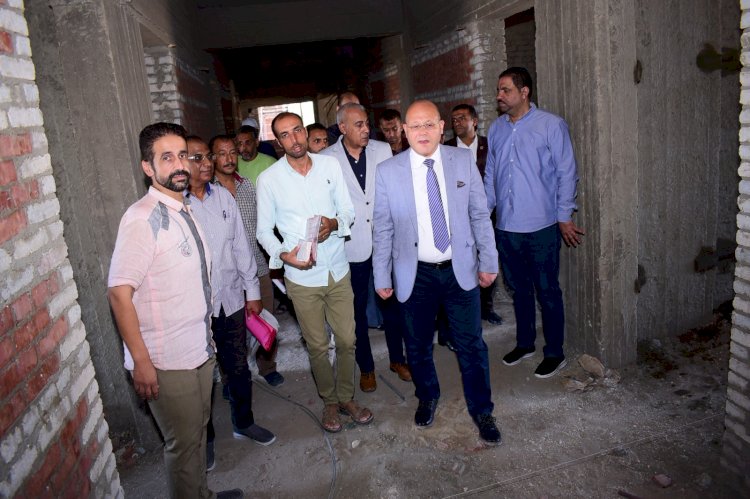 النعماني يتابع التشطيبات النهائية بالاسكان الطلابي لجامعة سوهاج