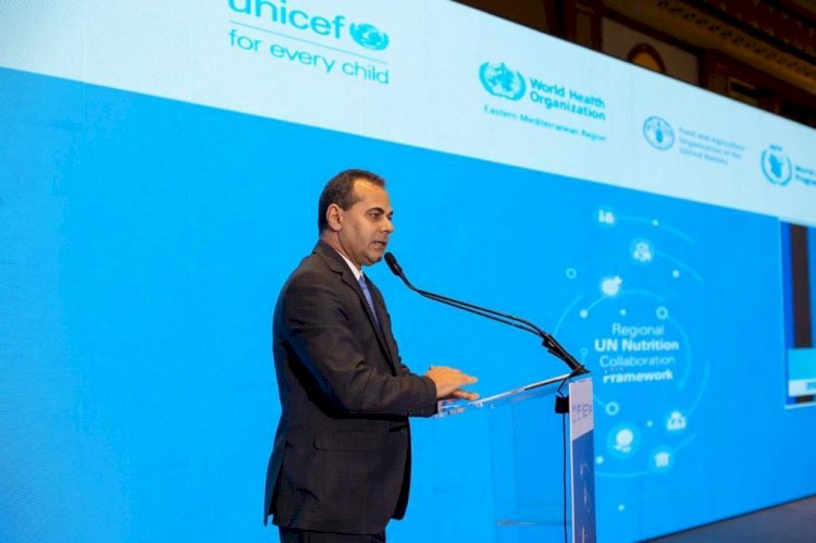 الزراعة  تشارك في فعالية اطلاق اطار التعاون الاقليمي للامم المتحدة بشأن التغذية