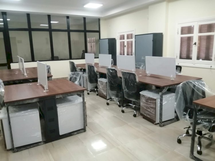 الفقي يتابع فرش المجمعات الحكومية تمهيدا لافتتاححها ضمن حياة كريمة