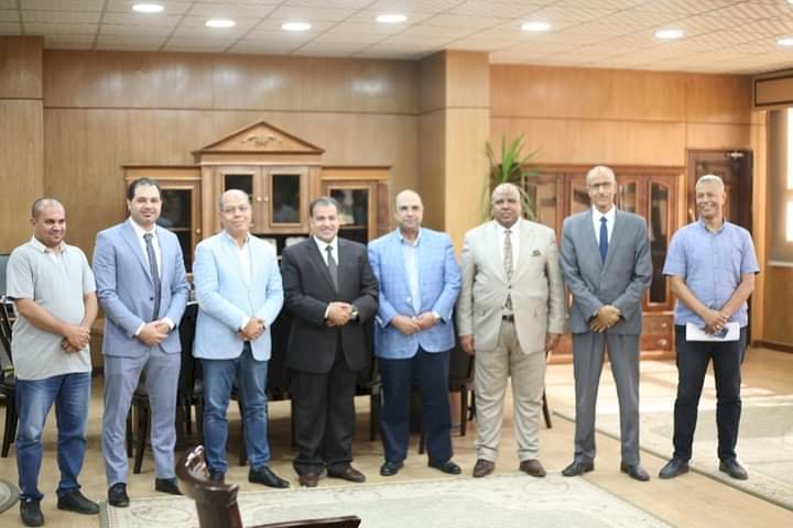 د. أحمد عكاوى:يستقبل وفد الهيئة العامة للمنطقة الاقتصادية للمثلث الذهبي