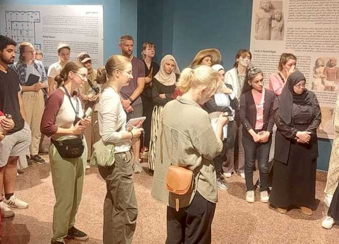 وفد ألماني من «هيلدسهايم» يزور متحف ملوي في المنيا