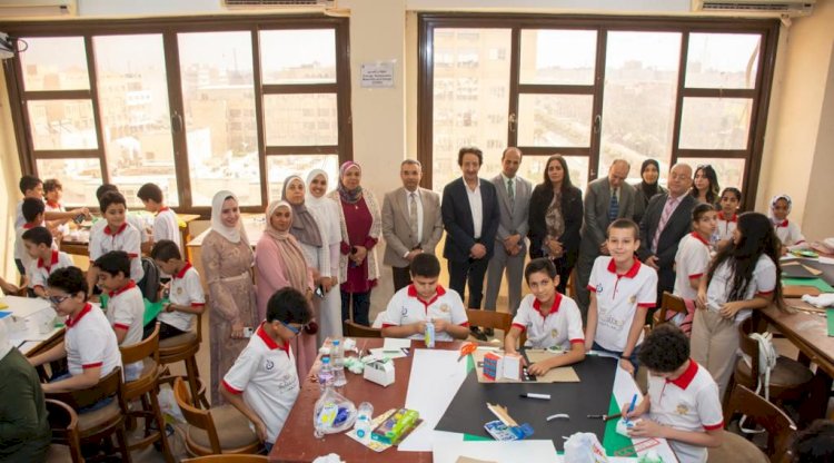 هندسة طنطا تستقبل الأطفال المشاركين فى برنامج جامعة الطفل 