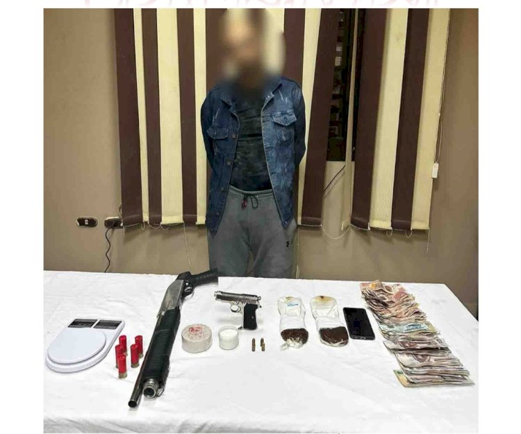 مخدرات واسلحة مع تاجر ابوكبير