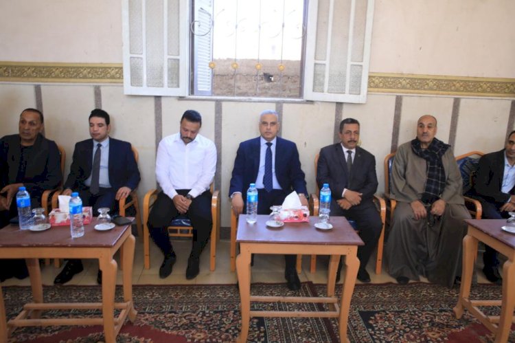 الفقي يؤدي واجب العزاء في وفاة الكاتب الصحفي حربي بيرم