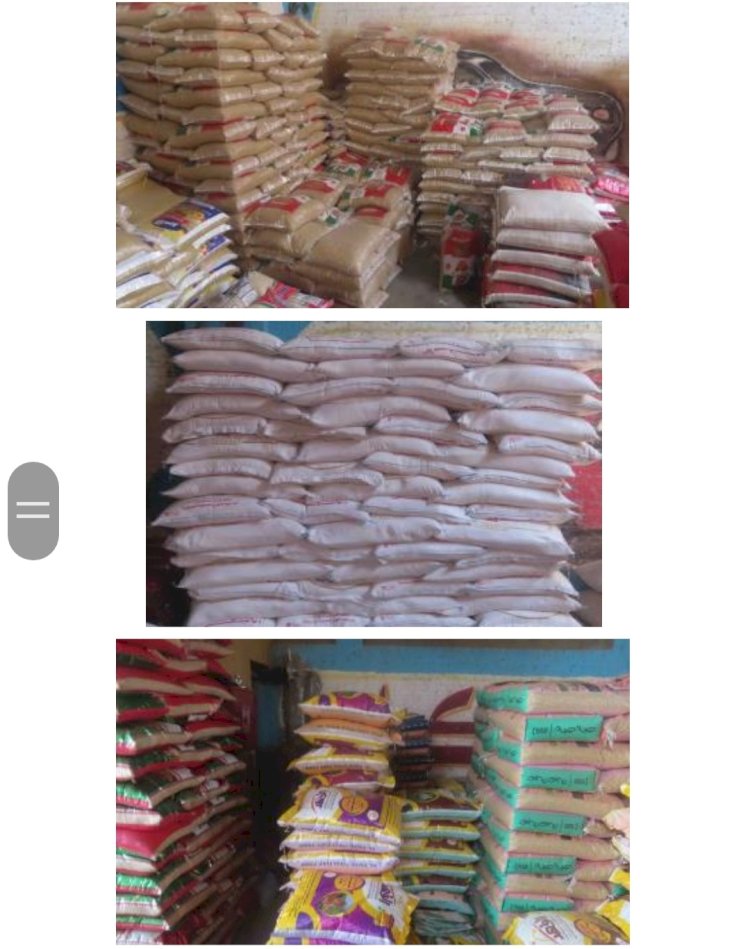 ضبط اعلاف حيوانية مجهولة المصدر بالجيزة