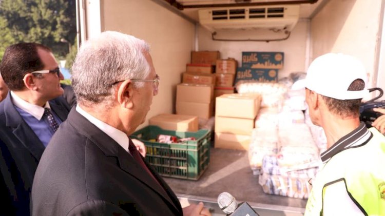 القصير اطلق اكبر قافلة متحركة للسلع الي محافظة شمال سيناء