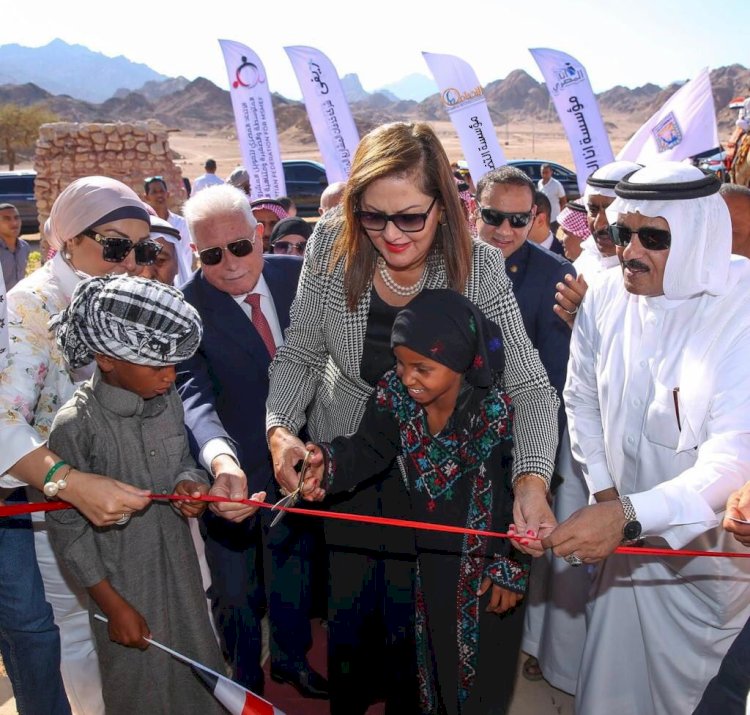 افتتح بحضور وزيرة التخطيط ومحافظ جنوب سيناء.. التضامن للتمويل الأصغر تساهم في تطوير «منحر الناقة»