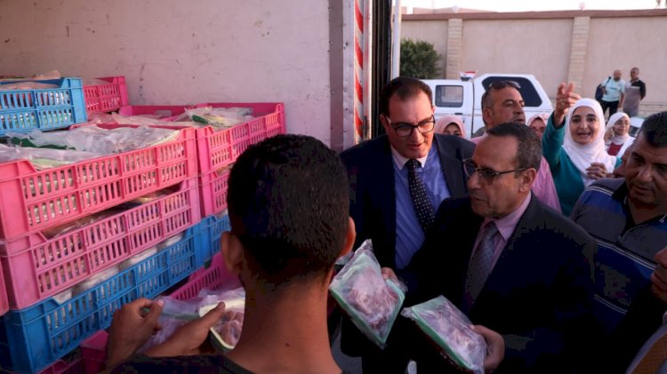 الزراعة تواصل قافلة منافذ الوزارة لاهالي سيناء