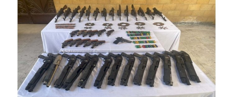 حملات مكبرة لضبط حائزي الاسلحة وتجار الممنوع