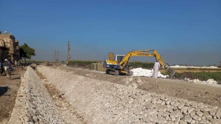 تبطين ترع المنيا.. مشروع قومي حافظ على مياه الري وزاد إنتاجية المحاصيل