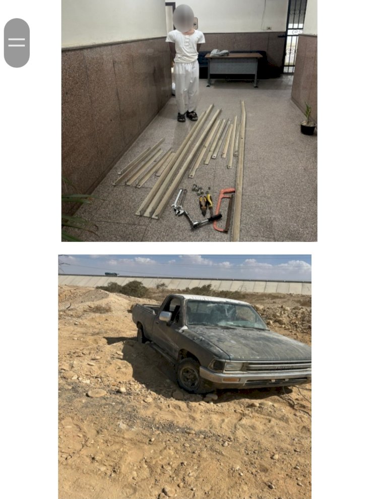 العاطل سرق ابراج كهرباء الضغط العالي بالجيزة
