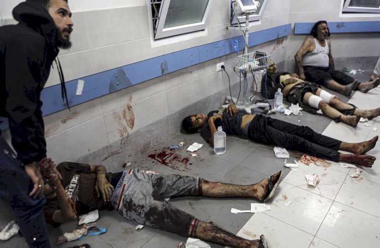 لحظات الرعب والموت في المستشفي المعمداني شاهدة علي مذابح نتنياهو