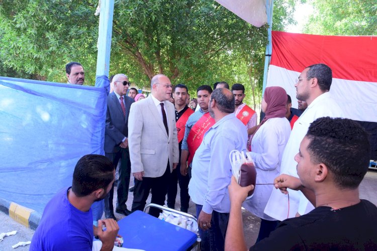 النعماني يوجه بزيادة نقاط التبرع  بالدم للشعب الفلسطيني