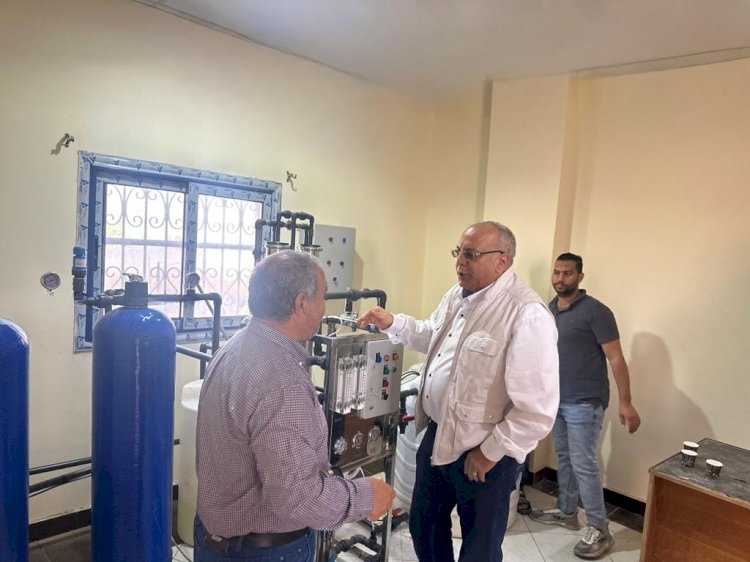 حسام  يتفقد المحطات البحثية بشمال سيناء