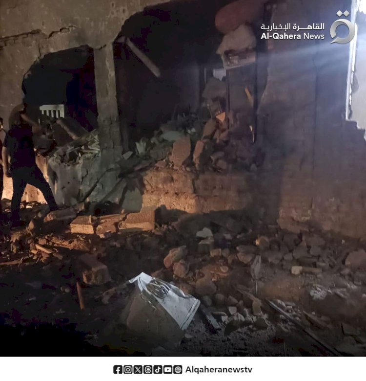 إصابة 5 أشخاص بسقوط صاروخ في طابا أدى إلى دمار في إحدى البنايات